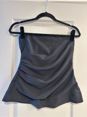 Abercrombie & Fitch Black Strapless Top